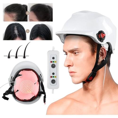 Hair Growth Hat Helmet Laser Red Light Anti Hair Loss Therapy Treatment Oil Control Cap Hair Regrowth Care for Men Women
