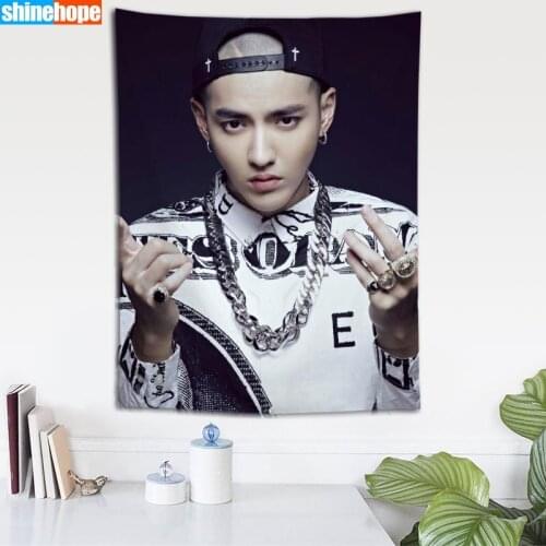 KRIS WU Tapestry Mandala Wall Hanging Wall Tapestry Psychedelic Farmhouse Decor Dorm Room Wall Carpet Wall Blanket