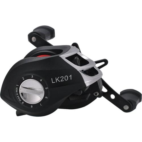 LK201 Water drop wheel full metal wire cup magnetic brake 17+1 axis anti-explosion line long-term projection Lu Ya wheel