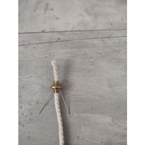 Oil Lamp Wick Holder Brass Holders Torch Bottle Cotton Wick Lamp wick holder width 1,2mm