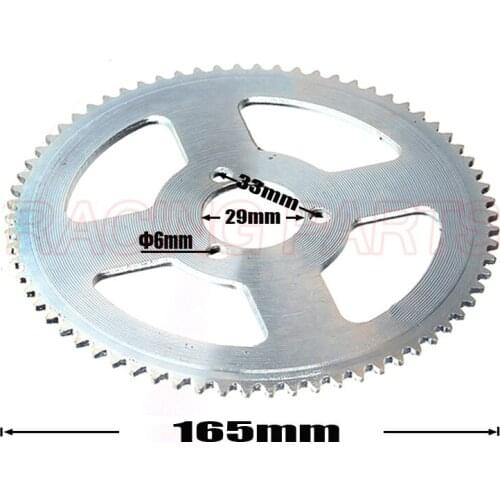 THE MOTOR Store 70 70T Tooth 25H 29MM Rear Sprocket Mini Moto ATV Quad Dirt Pit Pocket Bike Chopper 47CC 49CC