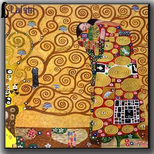 Diamond Painting Kits Gustav Klimt Diamond Embroidery full round drill mosaic Cross Stitch Abstract painting Christmas Gift