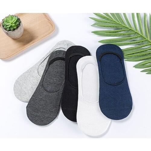 Unisex Low Cut Ankle Socks Casual Soft Cotton sock Loafer Boat Non-Slip Invisible No Show Light and comfortable