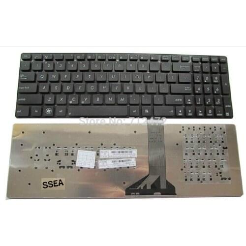 SSEA Free Shipping New Laptop US Keyboard For ASUS K55 K55A K55N K55V K55VJ K55VM K55VD K55VJ K55VS Without Frame K55XI