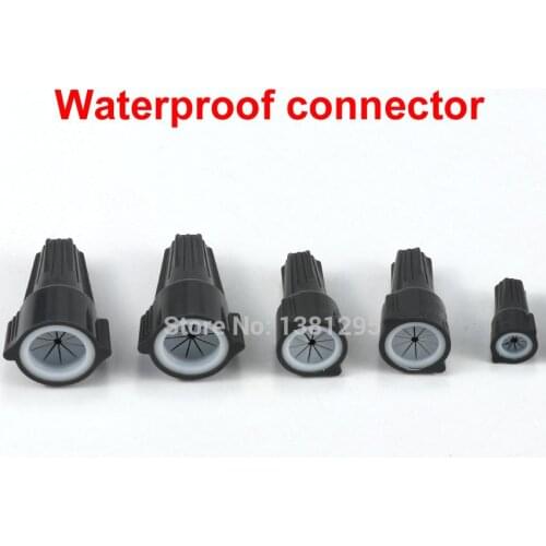 Outdoor Waterproof Silicone Wire Connectors screw terminal electric terminator quick splice cable nuts wire connection Ground