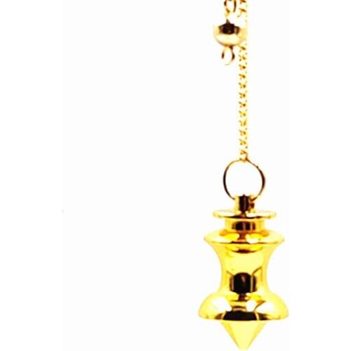 Pendule pendulum pendant men Dowsing Healing Pyramid spiritual Reiki pendulums for dowsing Copper meatl Charms Chakra Amulet 1X
