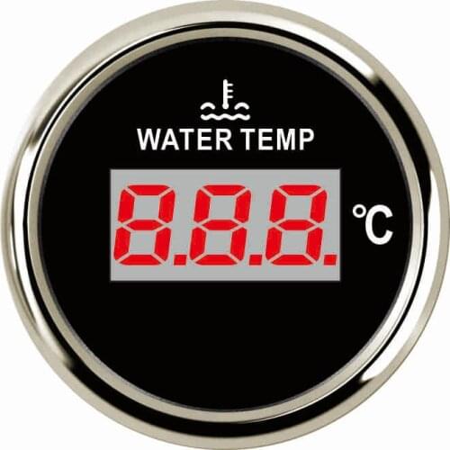 Popular 52mm Digital Water Temp Gauge 20-120 degree 9-32V With Backlight