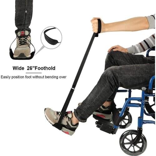 Leg Foot Lifter Strap Upgraded Rigid Foot Loop Replacement Wheelchair for Old People