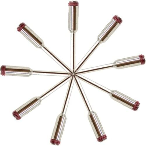 YEODA 10pcs/set Stainless Steel Saw Blade Connecting Rod For Rotary Tools 3.0mm Shank Woodworking Tools Drill Accessories