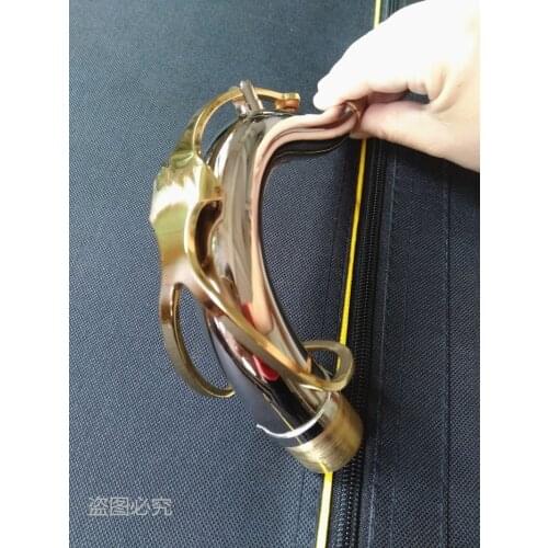 New Tenor Saxophone Necks Real picture Nickel silver plated Sax Bend Neck Brass Material Neck Musical instrument For Saxophone