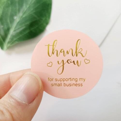 Thank you stickers for small business minimalist clean design,Personalize Social Media Stickers, Order Package Lables