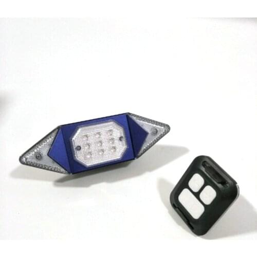 LED Bicycle Lights USB Indicator Bike Rear Tail Laser Turn Signal Light Wireless Remote Warning Lamp Taillight Accessories New