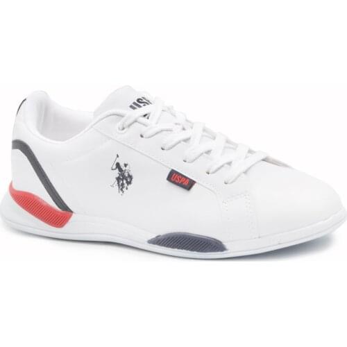 U.S. POLO ASSN Men's White Sneakers