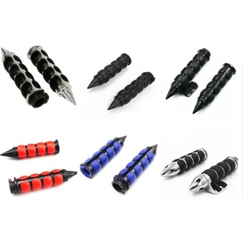 Universal 1" 25mm Handlebar Hand Grips Motorcycle For Harley Honda Yamaha Kawasaki Suzuki Cruiser Chopper Bobber Custom