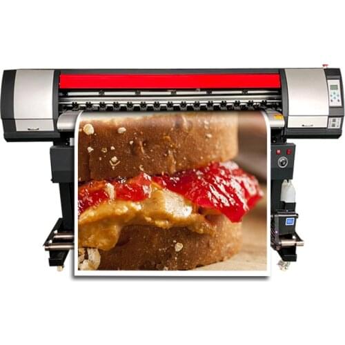 High Speed Inkjet Printer Eco Solvent 1.6M Two Printhead Outdoor Large Format Tarpaulin Printing Machine