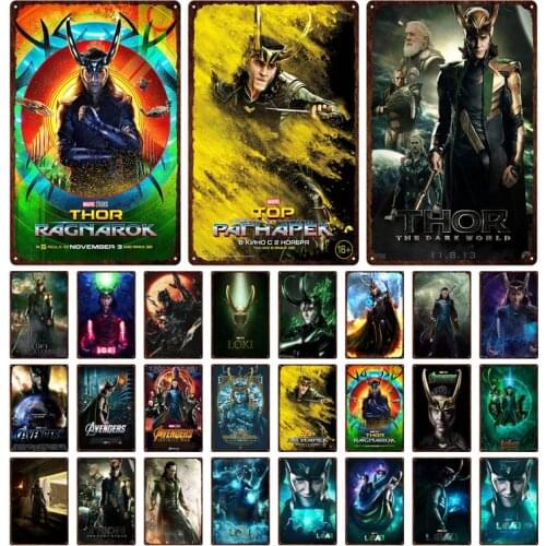 Famous Movie Tin Sign Vintage Metal Poster Plate Retro Cinema Poster Plaque Wall Art Decorative Club Bar Tin Poster