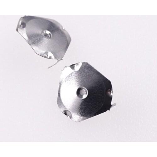 1000pcs 8.0mm Diameter 3.0mm Height triangle tactile metal domes 2 legs 350 gf snap dome switch legs length 3.0mm