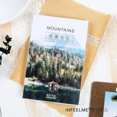 30 sheets/LOT Majestic Mountains Postcard /Greeting Card/Message Card/Christmas and New Year gifts