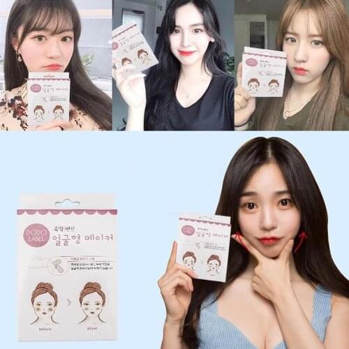 40pcs Original Korean Face Lift Stickers Thin Artifact Invisible Sticker Face Slimming Chin Medical Tape Patches Face Lift Tools
