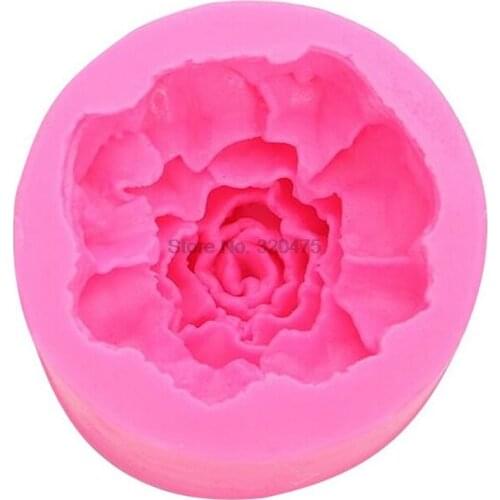 50pcs 3D Large Flowers Roses Soap Mould Chocolate Cake Decorating Tools DIY Baking Fondant Silicone Mold
