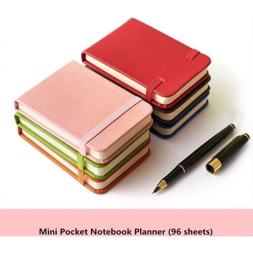 96 Sheets A7 Mini Pocket Fruit Color Notebook Journals Monthly Weekly Daily Planner Study Work To Do Memo Pads Agenda Stationery