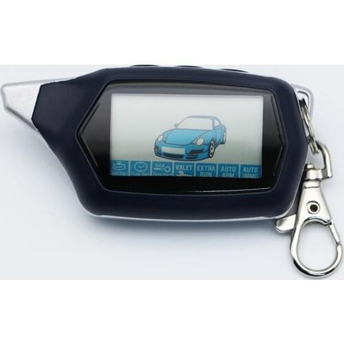 Russian Keychain C9 Remote Control key Fob For Two Way Car Alarm Starline C9 Twage Alarm System Engine Starter