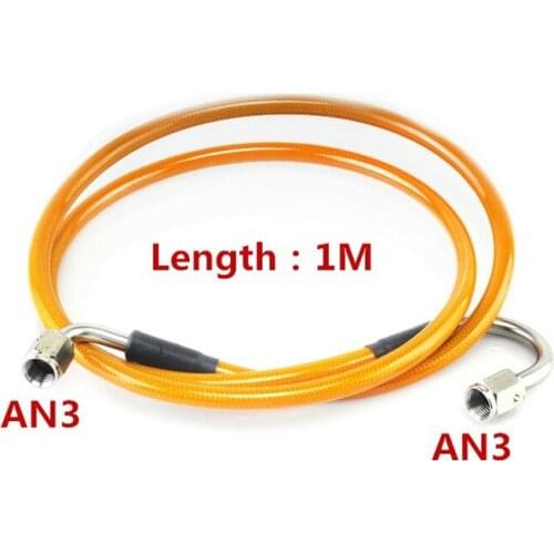 Master To Slave Cylinder Complete Stainless Clutch line With An3 Fitting For 06-15 Honda Civic Si