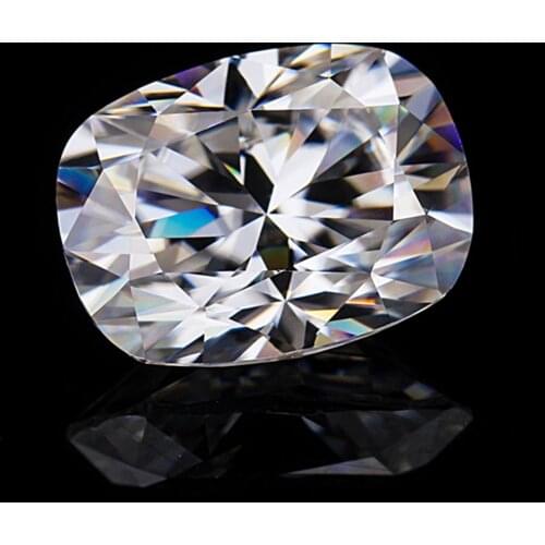 0.2ct To 10ct Cushion Cut Loose Moissanite Stones Certified D Color VVS1 Lab Diamond Large Gemstone For Viennois Jewelry In Bulk