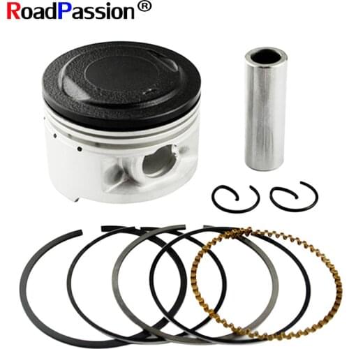 Motorcycle Accessories Cylinder Bore STD~+100 Size 49 49.25 49.50 49.75 50mm Piston Rings Full Kit For YAMAHA XV250 XC125