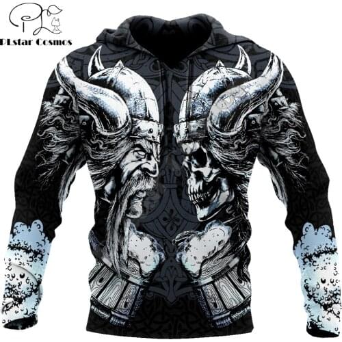 Love beer skull & viking 3D Printed Mens autumn Hoodie Harajuku Unisex Casual Pullover Streetwear Jacket Tracksuits DK145