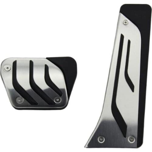 No Drill Gas Brake Pedals Plate Cover For BMW 1 2 3 4 5 6 7 Series X3 X4 X5 X6 F30 G20 G30 Brake Pedal Cover Gas Pedal Cover