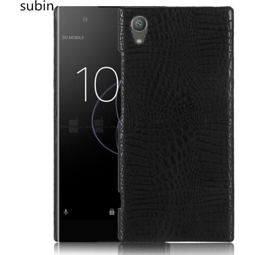 Leather Crocodile Pattern New arrival for Sony Xperia XA1 Plus Case Retro Luxury Crocodile Skin Cover Phone Case