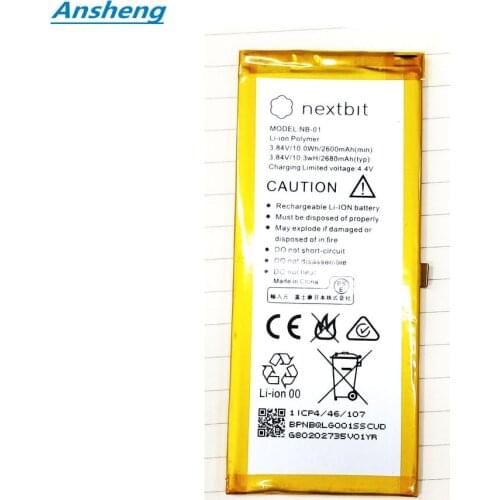NEW Original NB-01 2600mAh battery For Nextbit Robin Mobile phone