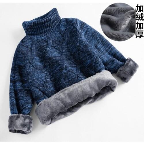Charming Kids Sweaters Spring Winter Baby Boys Girls Warm Knitted Bottoming Thicken Teenage Outdoor Childrens Clothes Top High