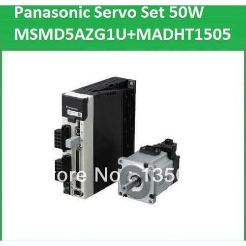 Original Japan A5 series low inertia servo motor 50W MSMD5AZG1U+MADHT1505E