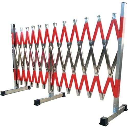 Telescopic Fences Stainless Steel Security Fence Movable Folding Isolation Fence