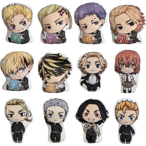 Tokyo Revengers Plush Tokyo Manji Gang Hanagaki Takemichi Draken Mikey Hanemiya Kazutora Soft Stuffed Toy Japan Mange Doll