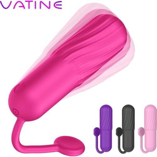 VATINE 10 Frequency Bullet Vibrator Vibrating Egg Invisible G Spot Clitoral Vaginal Stimulator Silicone Sex Toys For Women