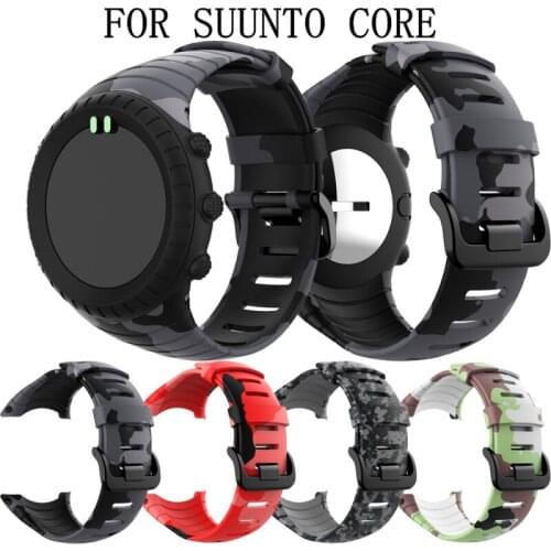 High quality Brand new sport strap For Suunto Core smart watch replace silicone wristband fashion watch band luxury accessories