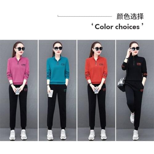 New Brand 2 Piece Sets Womens Sports Fitness Suit Two Piece Long Sleeve Crop Top T-Shirt Leggings Pants Gym Suit 2021 Spring