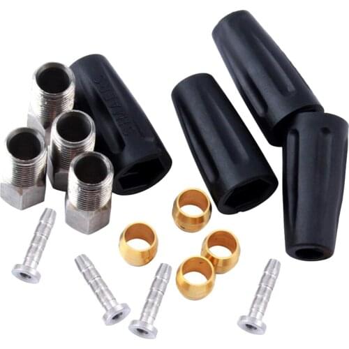 16Pcs Hydraulic Brake Hose Olive/Bushing Inserts Screw Caps Set BH90