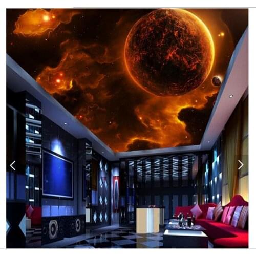 3d photo wallpaper custom 3d ceiling wallpaper wall Star bedroom ceiling frescoes wall paper 3d living room wallpaper