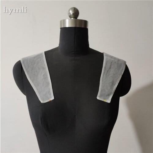 50cm Detachable Cap Sleeves Wedding Dress Shoulder Straps in White , Ivory