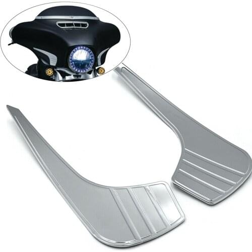 Free Shipping Front Fairing Accents Tri-Line For Harley Davidson Touring Electra Street Glide 2014-2019 Aftermarket Motor Parts