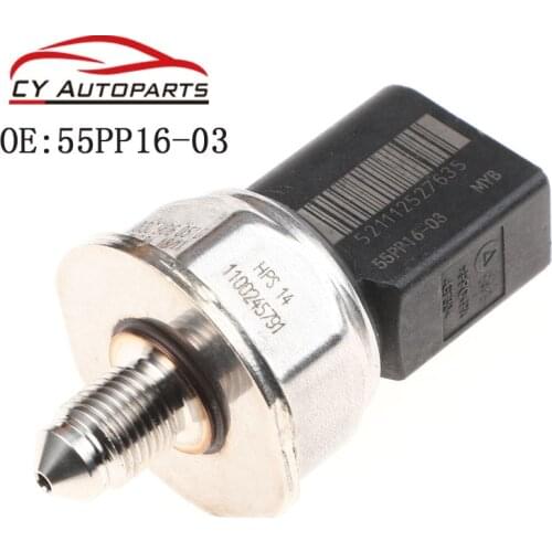 Fuel Rail Pressure Sensor For Audi A3 A4 A7 Golf Plus Passat Touran Tuareg Jetta Skoda 55PP16-03 03C906051D 06H906051A