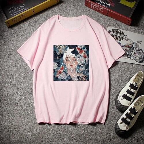 Japan Anime Adventure Funny T-shirts for Man Woman Print Tshirt Vintage T Shirt Hip Hop Top Tees Female Aesthetic Streetwear