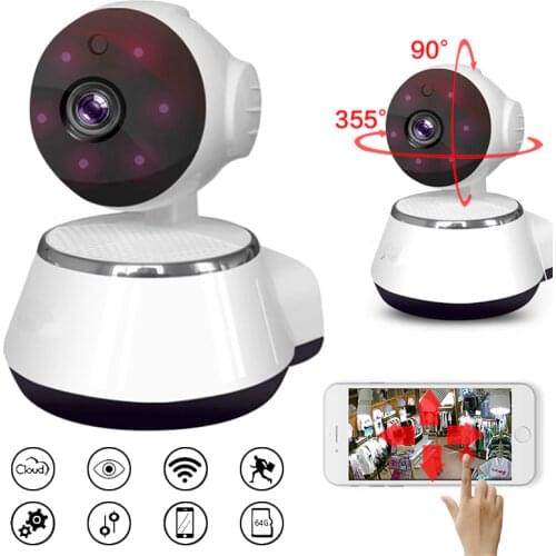 IP Camera 720P WIFI Wireless Pan Tilt Home Security IP Camera CCTV Night Vision CCTV WiFi Camera Baby Monitor For IOS Android
