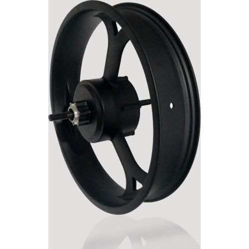 Aluminum alloy wheels 20 inch wide tires all-in-one snowmobile fat tires brushless toothed disc brake motor