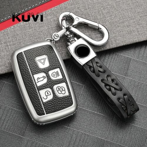 Leather Key Case Shell New CarKey Cover Set For Land Rover Range Rover Sport Evoque Freelander2 For Jaguar XF XJ XJL XE C-X16