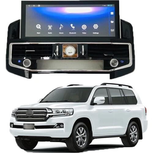 LiisLee Car Multimedia GPS Audio Radio Stereo For Toyota Land Cruiser Change For Lexus LX 570 Style 2016~2020 12.3 inch NAVI